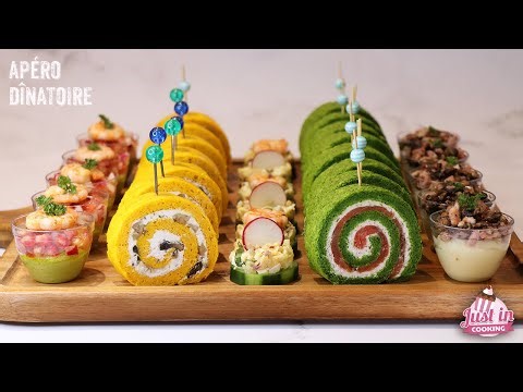 ❅ Recette d'Apéro Dînatoire pour les Fêtes : Bûches salées, Verrines… ❅