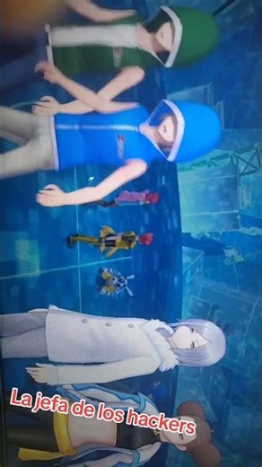 La jefa de los Hackers #seriedevideojuegos #digimon #digimoncybersleuth