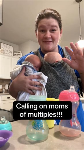 Christy Barge on Instagram: "But seriously… what are you using to wear multiples?! (P.S. - I know I look tired 😂) #momsofmultiples #babywearing #momadvice #help"