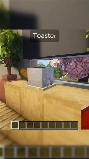 ⚒️Working Toaster🥖 #Minecraft #minecrafttutorial #minecraftbuilding #asmr #fyp #minecraftrealistic