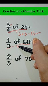 165K views · 2.6K reactions | For kids fraction of a number trick ‍‍‍ #mathtricks #mathematics | Mathtuto | Facebook