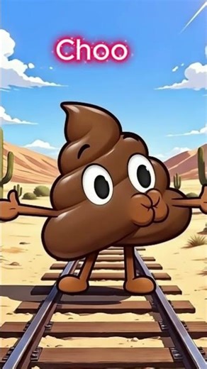 Poo Poo Choo Choo I love You #poopoo #shorts #choochoo #trendingsong