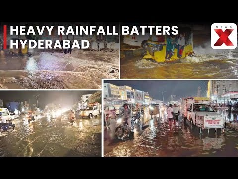 Hyderabad Floods: Heavy Rainfall Sparks Flash Flood Chaos in Telangana | NewsX
