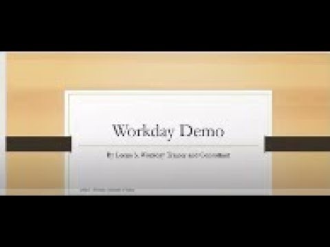 Workday Demo Recording