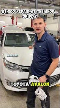 Toyota Avalon fuel pump replacement.