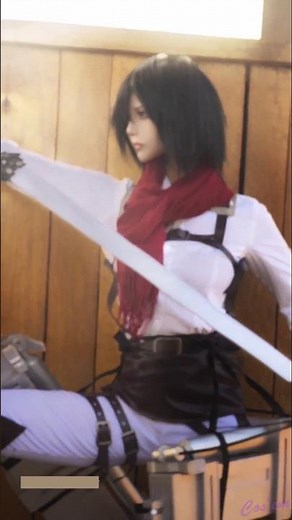 Attack On Titan "Mikasa Ackerman" ~ Cosplay #cosplay #aot #mikasa