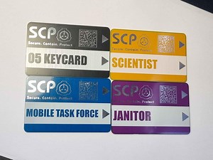 SCP Cosplay Prop Keycard, SCP Secret Lab and Containment Breach Replica - Etsy