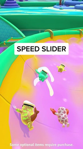 Get back on your belly in Speed Slider! #fyp #FallGuys #gaming