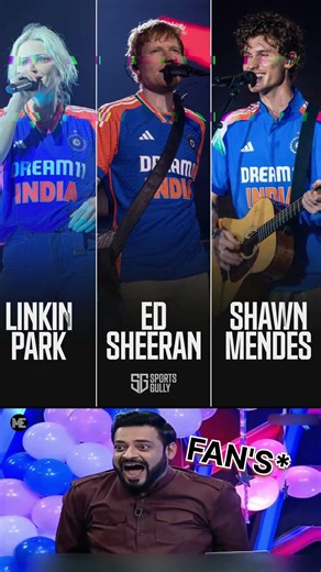 Global stars repping the Indian Cricket Team jersey in their concerts!🇮🇳👕💙