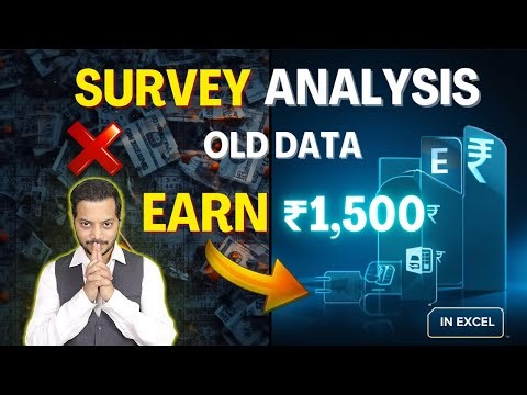 Survey Analysis in Excel | Earn ₹5,000 with Excel Freelancing | Beginner Friendly