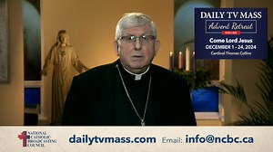 846K views · 10K reactions | Experience Advent with Cardinal Collins. Take a pause this season for reflection. Join Cardinal Collins for the Daily TV Mass Online Advent Retreat, exploring Advent themes of hope, joy, and the sacred anticipation of Christ. Sign up now! | Daily TV Mass | Facebook