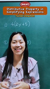 Distributive Property in Simplifying Expressions #math #mathtutor #algebra #mathteacher . #mathematics #mathskills #mathisfun #mathtricks #mathmadeeasy #mathchallenge #mathtutorial | Unang Math