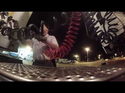 Driving the grave yard shift at the Post Office: Trucker Vlog