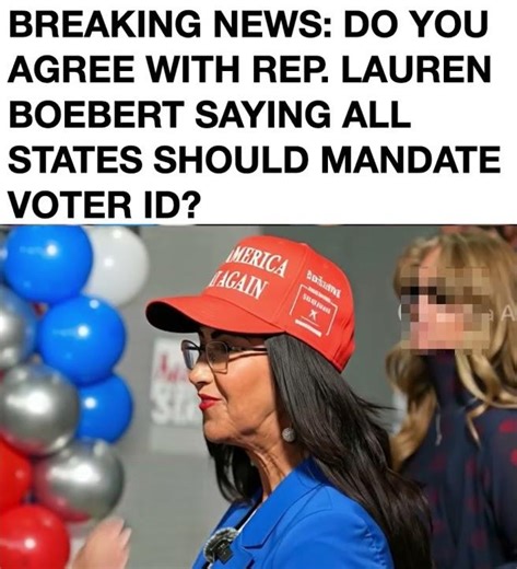 Voter ID Laws Debate 🇺🇸 #VoterID #ElectionIntegrity #LaurenBoebert #USPolitics #VotingRights