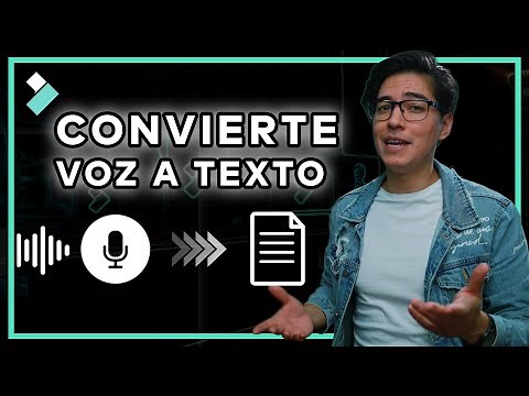 Cómo pasar Voz a Texto en Filmora y Texto a Voz - Crear subtítulos automáticos
