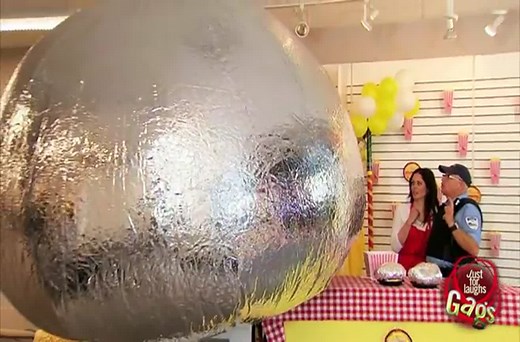 Popcorn explosion prank.