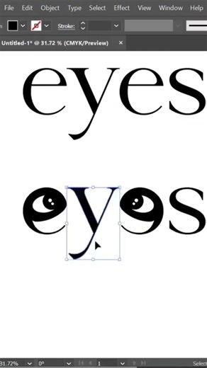eyes logo #adobeillustrator #logo #tutorial