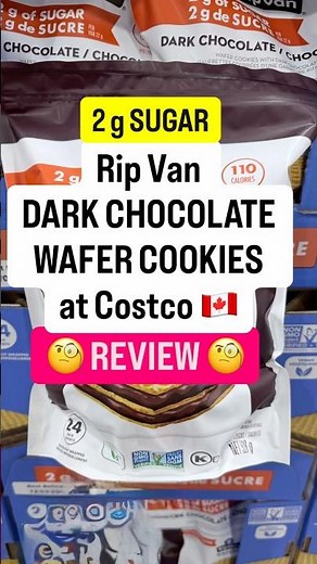 Rip Van DARK CHOCOLATE WAFER COOKIES at Costco 🇨🇦 #costcocanada