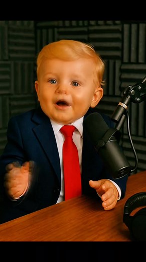 159K views · 11K reactions | #babyintervew #babypodcast #babytrump #trumppodcast #trumpmotivation | Baby Podcast | Facebook
