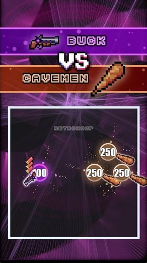 Buck 🦌 vs. 🧔 Cavemen (Weapon Balls)