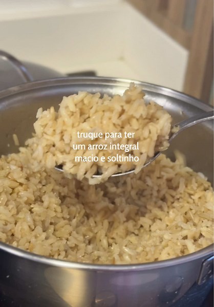 Como Fazer Arroz Integral Soltinho e Macio