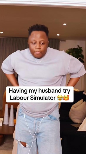 Having my husband try labour simulator 😍🥰🤣 | Mr and Mrs Phoenix