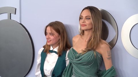 Angelina Jolie and Vivienne Jolie at the 2024 Tony Awards