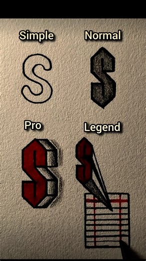 how to draw letter s #halo #shorts #art