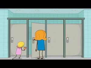 These Bathroom Lights Tell You Where It's OK To Go