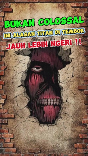 Titan di Tembok BUKAN Colossal?! 😱 | Fakta Wall Titan AOT #attackontitan #shingekinokyojin #walltitan #rumbling #erenyeager #aotfacts #animetok #fypanime #animeindonesia