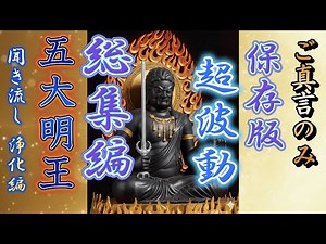 【保存版】五大明王の真言｜年末の不安・混乱を浄化する密教の祈り。不動明王｜軍荼利明王｜降三世明王｜大威徳明王｜金剛夜叉明王 ご真言聞き流し浄化遍｜真言密教僧 北本聖明 魂に響くご真言