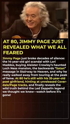 At 80, Jimmy Page JUST Revealed What We All Feared #JimmyPage #LedZeppelin #RockLegend #MusicNews #Entertainment #Trending #ViralNews #CelebUpdates | Hollywood Spotlight