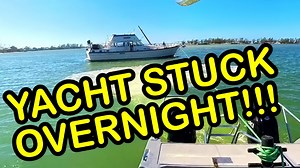 53ft Gulfstar grounded yacht crew stranded overnight near Jewfish Key