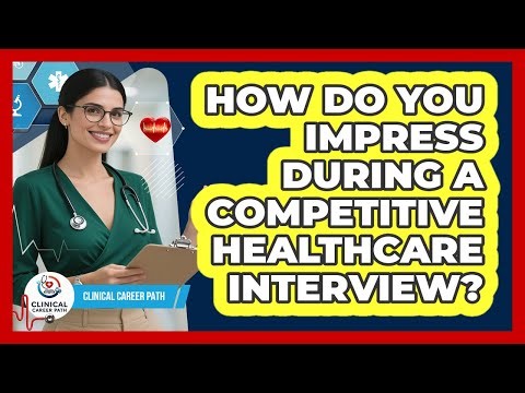How Do You Impress During A Competitive Healthcare Interview? - Clinical Career Path