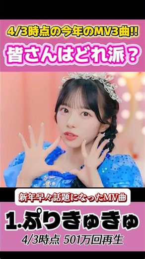 今年の4/3現在の3曲❣️みんなはどのMV曲が好き？💞 #キュースト #推し活 #ぷりきゅきゅ #ゆめみるプリマドンナ #ナイスだね