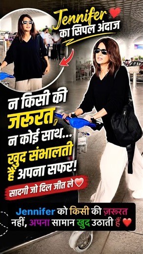 Jennifer Winget proves that simplicity and grace never go out of style. ✈️🖤