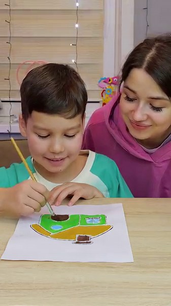 The Magic Draw Between the Lines Trick! ✏️ #kidsvideo