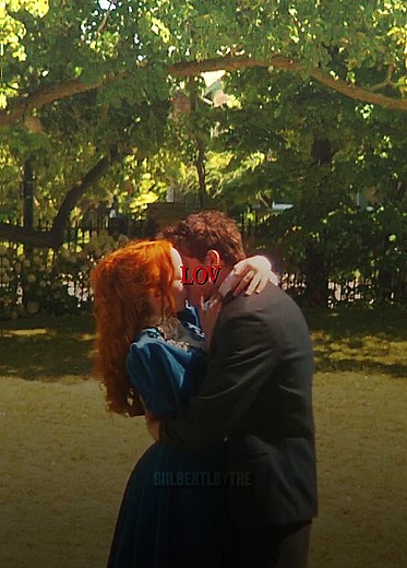 Anne and Gilbert Kiss: A Romantic Moment from Anne with an E