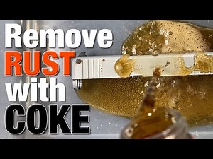 Take rust off your slide with Coke!