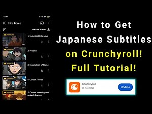 How to Get Japanese Subtitles on Crunchyroll | Crunchyroll Subtitle Language