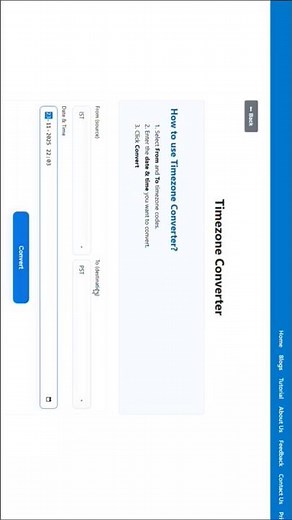 Timezone Converter | QAluate | #time #converters #website #tutorial #new #free #shorts #tools #tech