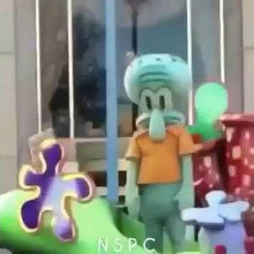 squidward doing the dab