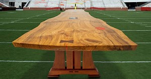 BID NOW: Unique table hand-crafted from iconic Death Valley Oak Tree up for auction
