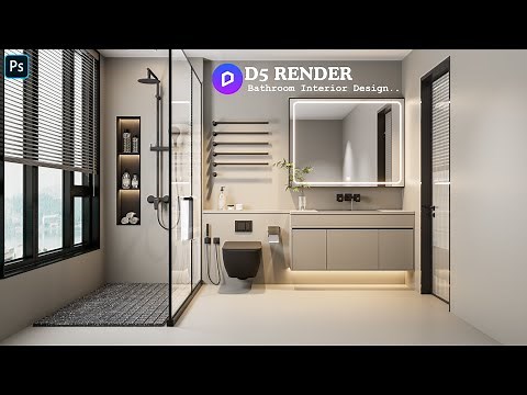 D5 Render Tutorial | Step-by-Step Guide for Beginners | Bathroom Rendering.