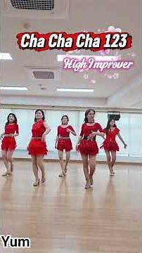 Cha Cha Cha 123 Line dance/High lmprover/차차차123 라인댄스/#화정라인댄스