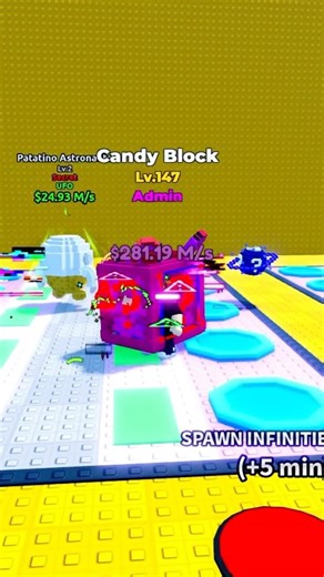 Thanos opens Admin Lucky Block 😱 #roblox #shorts