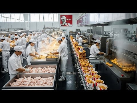 Inside the KFC Factory: How Fresh Chicken Turns Into Crispy Perfection