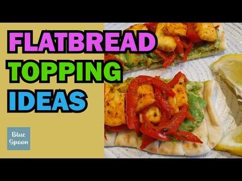 Flatbread topping ideas | 3 tasty vegetarian toppings for flatbread | Easy lunch or alfresco meal