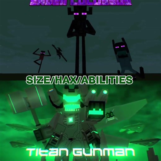 Titan gunman vs ender Colossus #minecraft #titanmode
