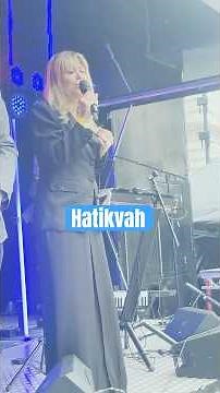 Hatikvah - Israeli anthem, live outside Downing Street. 20,000 stood strong. #live #staysafe #rally